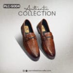 Mens Brown Leather Loafers PLC-S004