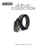 Premium Officer Black Belt with Automatic Buckle - PLC-B004
